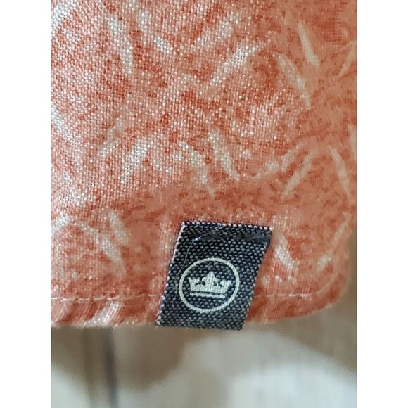 Peter Millar Crown Size L Sandblast Linen Sport Shirt Short Sleeve New - Picture 4 of 5